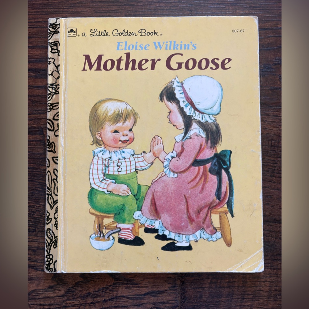 Eloise Wilkin's Little Golden Book Mother Goose Book 1961